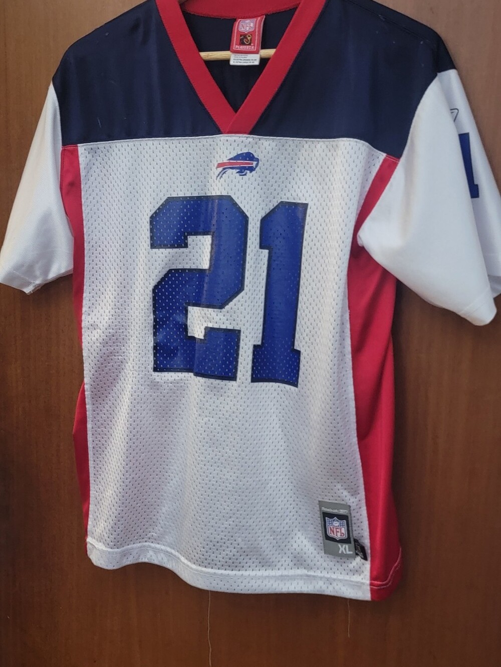 Reebok Willis McGahee #21 Buffalo Bills NFL Football Jersey Youth XL White